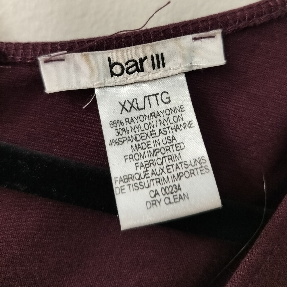 Plum A-Line Dress - Picture 3 of 3